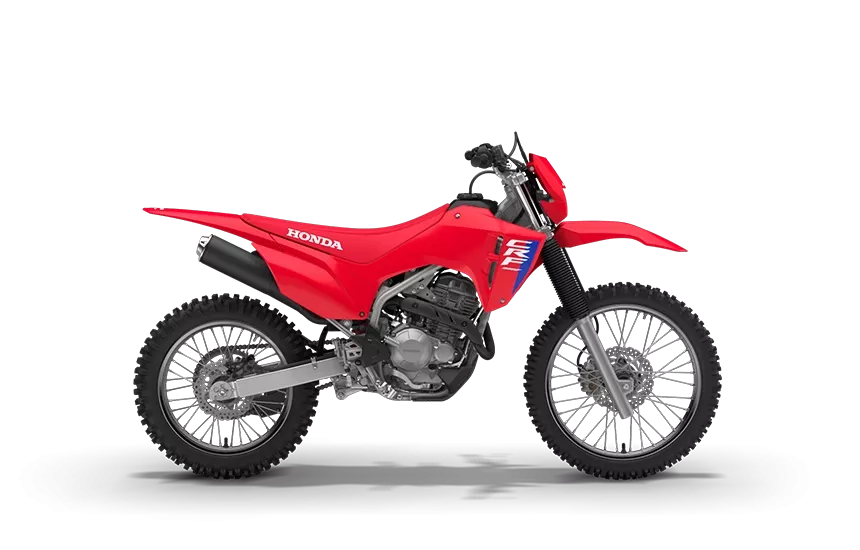 moto na lateral CRF 300F