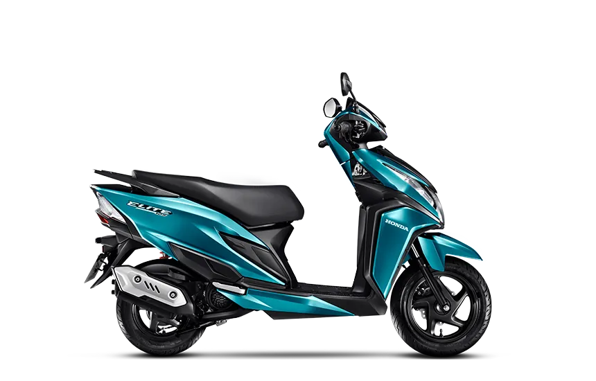 moto na lateral Elite 125