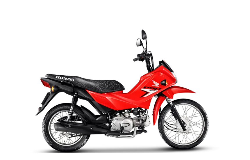 moto na lateral POP 110i